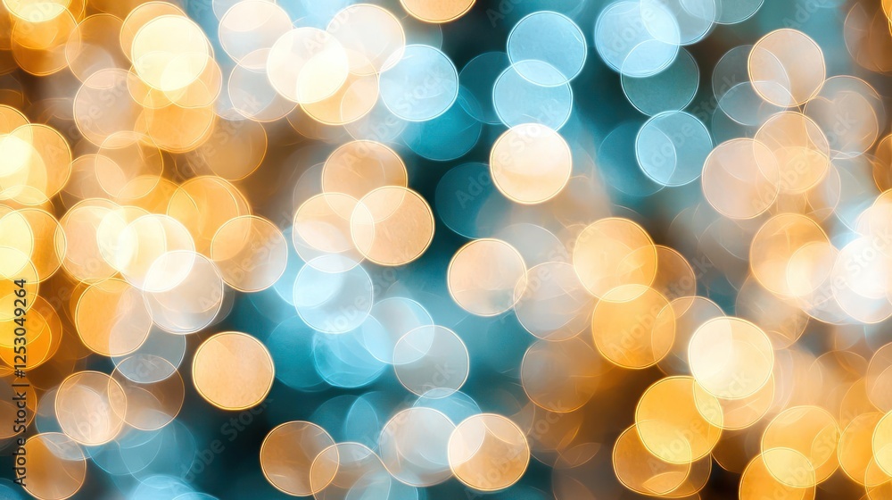 Poster abstract bokeh lights background