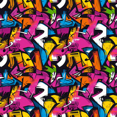 seamless graffiti wall texture
