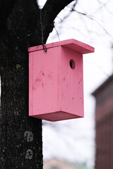 Pink Bird House