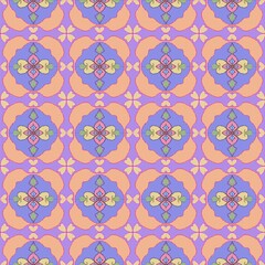 seamless pattern with flowers