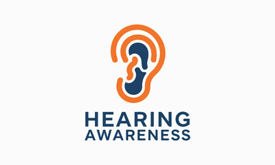 Fototapeta premium World Hearing Day Vector Designs - T-Shirt, Social Media, Sticker, Poster, Print Cards, and Animated GIF. Print ready eps