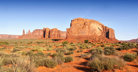 Monument Valley, iconic landscape of the American West and western movies