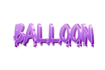 Ballon 3d text effect