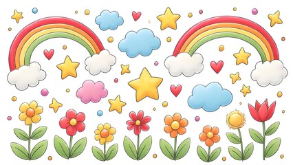 Children's Rainbow & Dream Garden