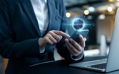 Business Technology, Digital Innovation, Mobile App, AI Automation, Smart Solutions, Professional Workflow, Data Processing, Future Tech, Cloud Computing, Online Efficiency.