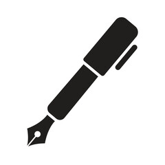 fountain pen icon vector design template
