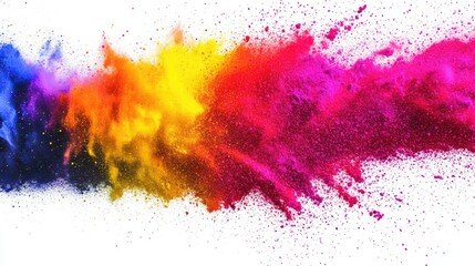 Fototapeta premium Vibrant confetti in action