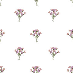Cute flowers, floral pattern