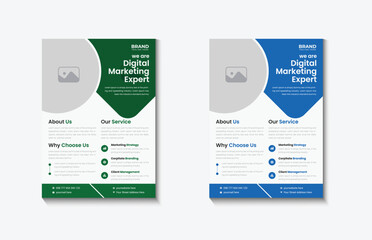 Corporate business flyer design template, Creative Business Flyer Design Template, medical cove a4 flyer design template