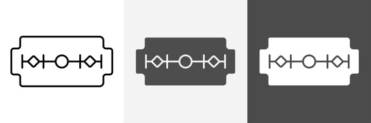 Blade Icon set vector art