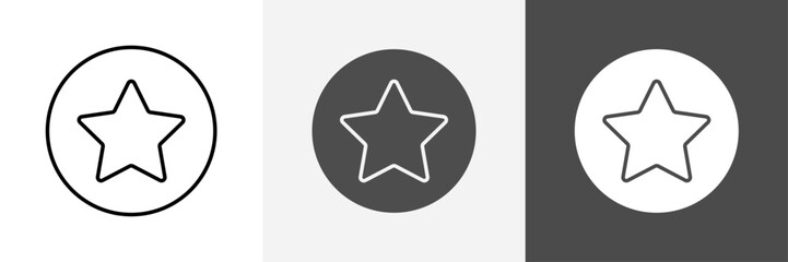 Favorite icon set vector art