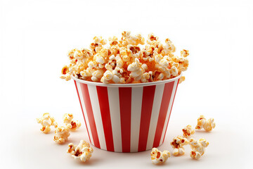 a can of popcorn on a white background