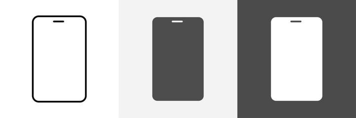 Smartphone icon set vector art