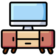 tv cabinet icon