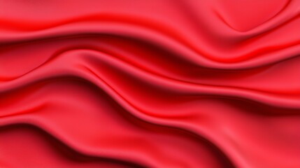 Obraz premium Red Silk Fabric Texture