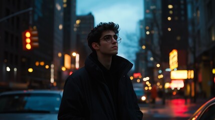 Fototapeta premium Dusk in New York
