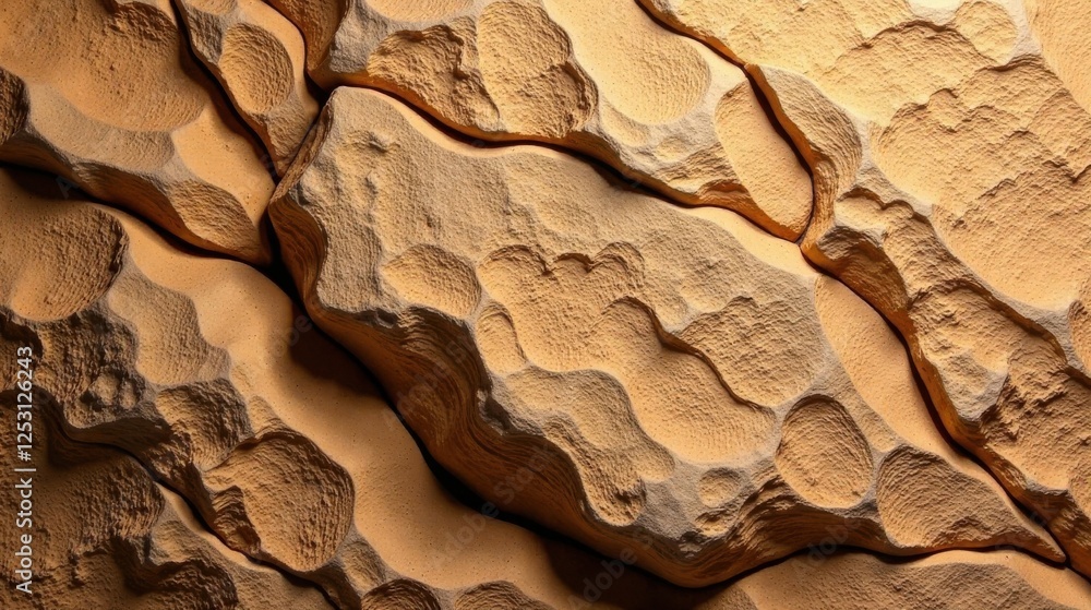 Poster abstract textured background intricate, earthy hues in a seamless pattern of irregular, undulating f