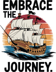 Fototapeta premium Creative retro t-shirt design vector illustration