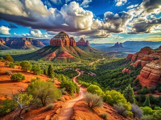 Sedona Bear Mountain Summit Trail: Panoramic Desert Vista
