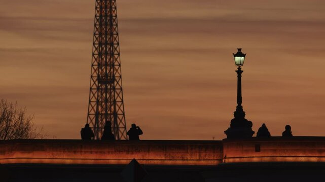 Pont Neuf in Paris at sunset