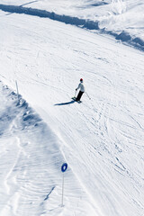 Skier on the slopes