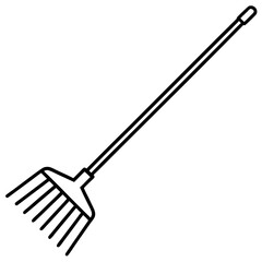 Modern Rake Line Art for Designers