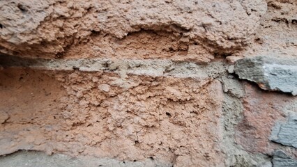 Exposed Brick and Mortar Wall Texture