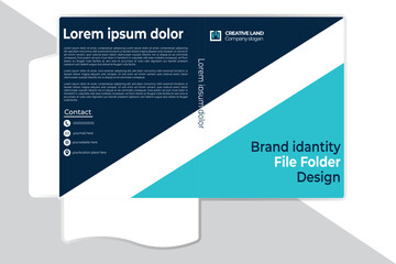 Modern presentation folder design