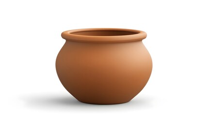 Handcrafted Terracotta Pot for Rustic Decor and Traditional Craftsmanship