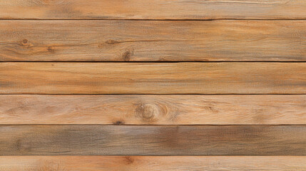 Fototapeta premium Natural brown wood planks create seamless texture, showcasing beauty of rustic design. Ideal for backgrounds or interior decor projects