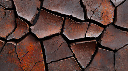  textured iron with deep rust patterns