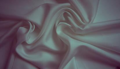 abstract background, wallpaper, fabric waves, color gradient, silk, satin pink white gradient