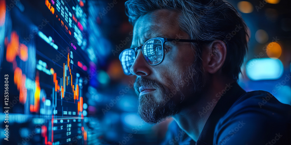 Poster advanced crypto charting tools for market analysis - simplifying data engagement for non-technical u