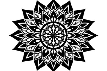 Create a Household ornament silhouette vector style with a white background