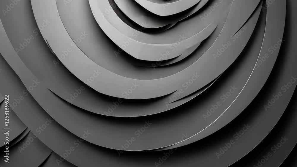 Poster exploring the beauty of layered textures in a monochrome setting with captivating depth and shadows.
