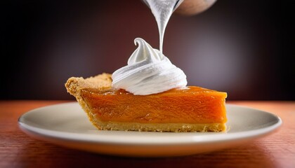 Whipped cream artistry fosters culinary passion.  