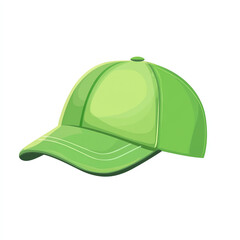 A vibrant green cap, perfect for outdoor activities and casual wear. Its stylish design makes it a great accessory for sports enthusiasts and fashion-forward individuals alike.