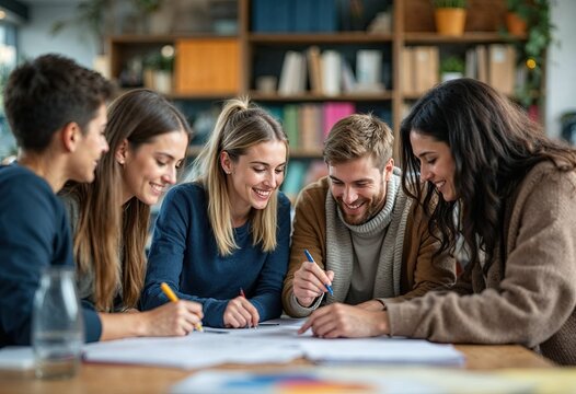 english teachers doing a class together