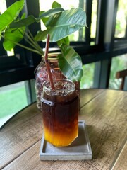 Americano with orange juice