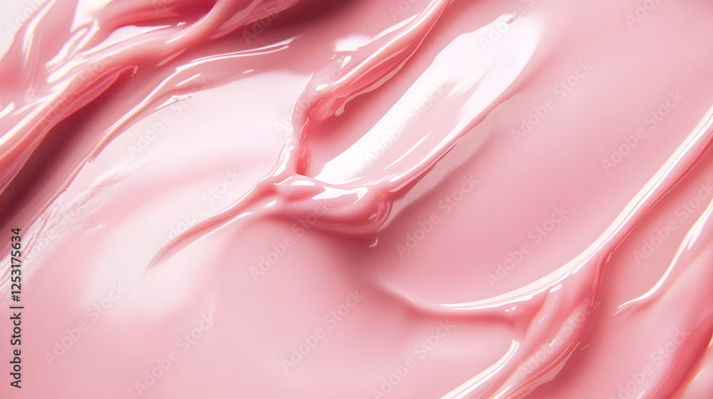 Poster soft smooth and sensual pink fabric with a luxurious silky texture creates an elegant abstract backg