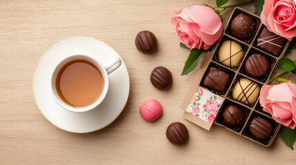  floral paper chocolates