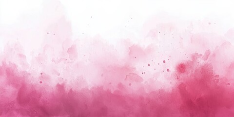 Obraz premium Soft gradient of pink and red watercolor texture with abstract brush strokes