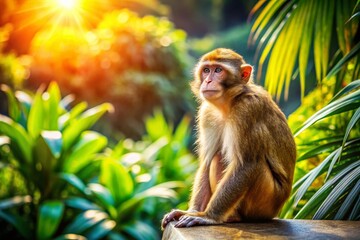 Fototapeta premium Tenerife Zoo Animals: Charming Wildlife in Spain's Canary Islands