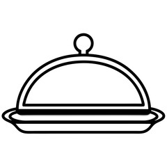 Modern Line Art Serving Tray Concepts