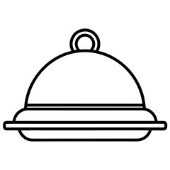 Modern Line Art Serving Tray Concepts