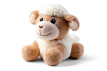 Adorable Soft Plush Sheep Toy for Children, Perfect for Cuddling and Comforting, Ideal Gift for Babies and Toddler’s Playtime Enjoyment