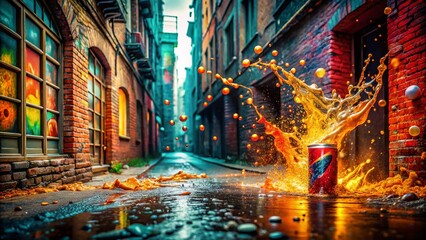 Urban Decay: Cola Splash Graffiti Art Explosion