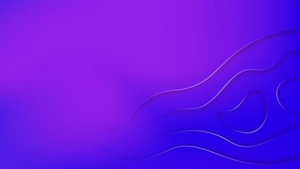 Abstract blue and purple gradient cut layers background design