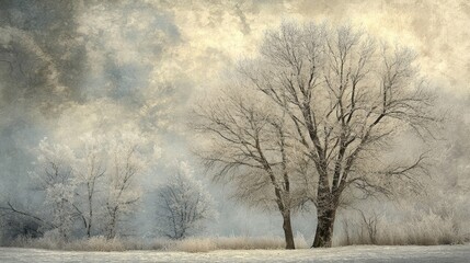 Winter's Embrace: A Frosty Landscape
