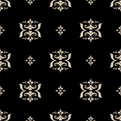 Vintage ornamental ethnic seamless pattern.